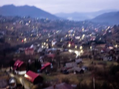 Şehirde güzel bir gün batımı