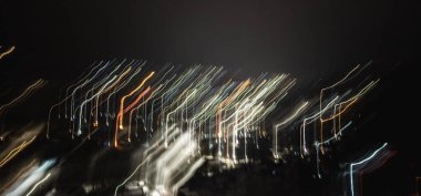 Renkli ışıkların soyut arkaplanı