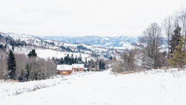 Dağların güzel manzarası