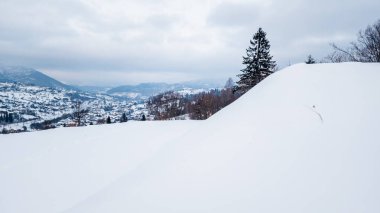 Dağların güzel manzarası. Doğa