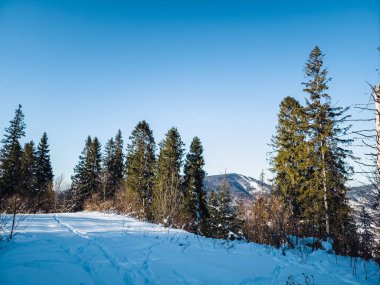 Dağların güzel manzarası