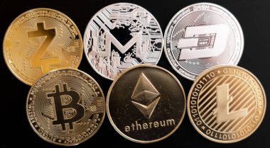 Bitcoin, ethereum, zcash, monero, dash ve litekoin gibi kripto para birimlerine yakın çekim