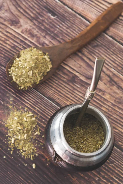 Traditionele Argentijnse Warme Drank Genaamd Mate — Stockfoto