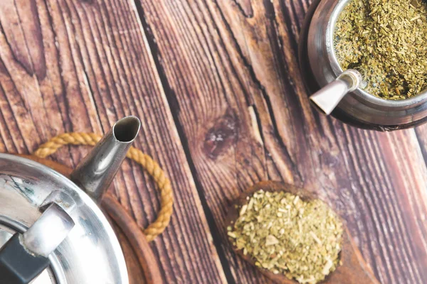 Traditionele Argentijnse Warme Drank Genaamd Mate — Stockfoto