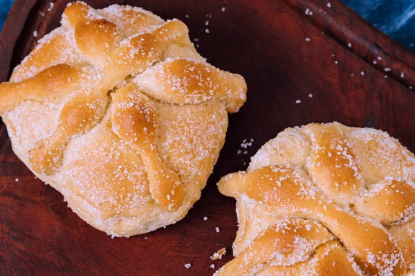 Traditioneel Mexicaans Zoet Brood Typisch Voor Dode Dag — Stockfoto