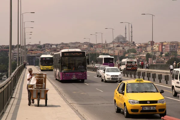 Araç trafiğine, Istanbul, Türkiye