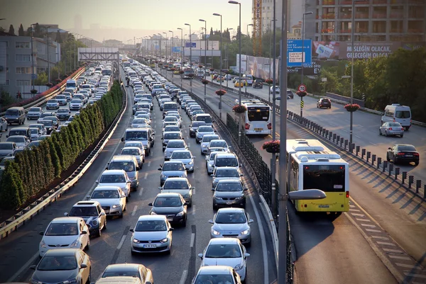Araç trafiğine, Istanbul, Türkiye
