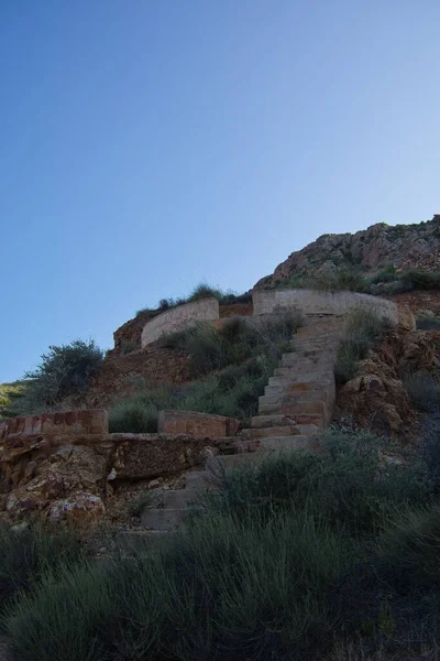 ロダルキラー アルメリア州 ガタ自然公園 スペインの古い金鉱山 廃墟の製造と建物 放棄された家 — ストック写真