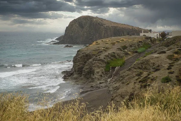 Isleta Del Moro Almeria Tartomány Cabo Gata Természeti Park Spanyolország — Stock Fotó