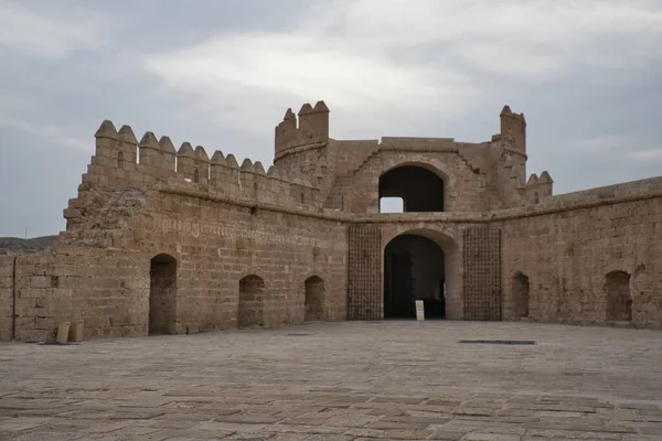 Dettagli Dell Interno Dell Alcazaba Almeria Castello Fortezza Andalusia Spagna — Foto Stock
