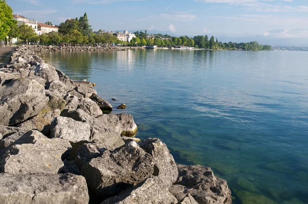 Garda-tó táj, Desenzano — Stock Fotó