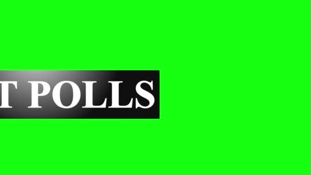  sondages tiers inférieur pour les nouvelles et les médias en haute résolution disponible en écran vert 