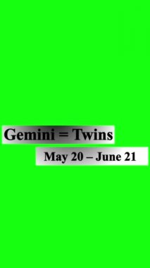Gemini yıldızı yıldız burcunu yüksek çözünürlüklü metalik metinde üçüncü sırada imzaladı.