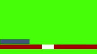 Simple animated news overlay or news background. Empty news background, easy to use. Animated news background in red, blue and white colors.