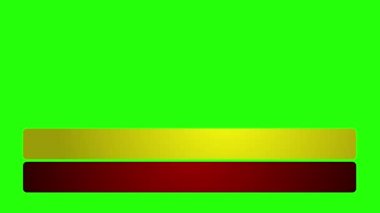 Yellow and red colored animated  news bars  in high resolution, green screen. 