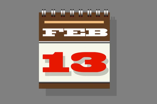 Illustration Calendar World Radio Day — Stockfoto