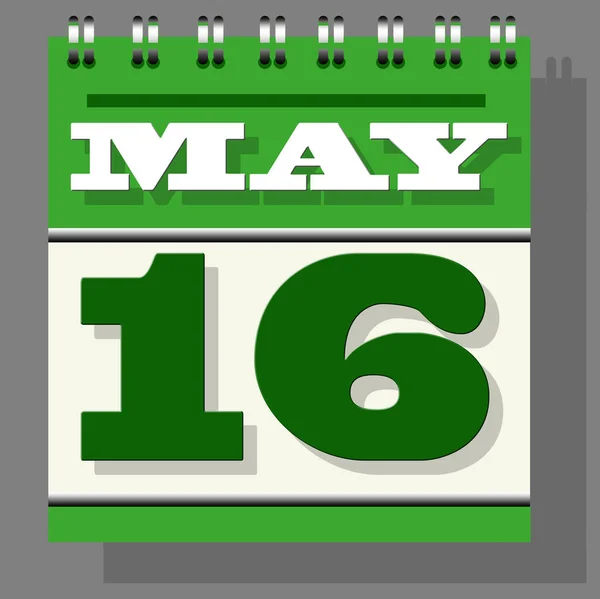 May Illustration Calendar — Stock fotografie