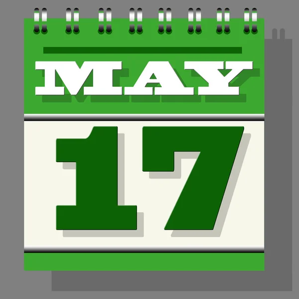 May Illustration Calendar — Stok fotoğraf