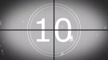 BİRLİK ÜNİVERSAL BİRLİKLERİ YÜKSEK KONUŞMA KONUŞMASI. 10 'dan 0' a kadar ÜNİVERSAL geri sayımı. Sıyrık, İşaretçi ve GREN gibi eski filmlerle dolu eski filmlerin efektiyle. 