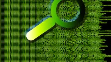 Yüksek çözünürlüklü arkaplanda virüs ya da zararlı yazılım aranıyor.