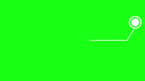 Simple Appel Propre Hud Titre Dans Des Couleurs Minimalistes Haute — Video