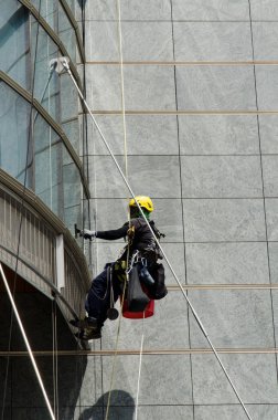 Lavavetri al lavoro
