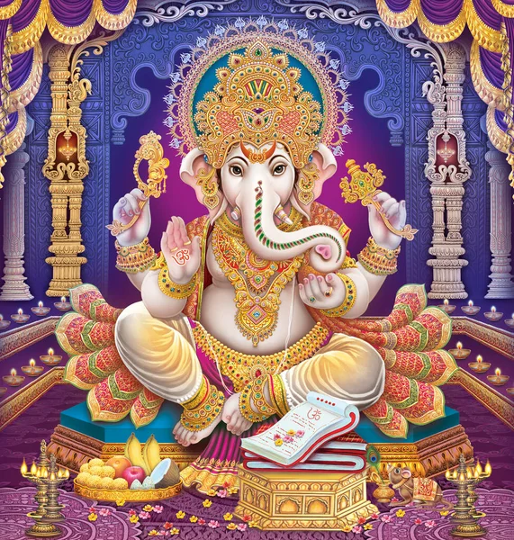 Procure Imagens Alta Resolução Lord Ganesha Indiano Encontre Imagens Estoque — Fotografia de Stock