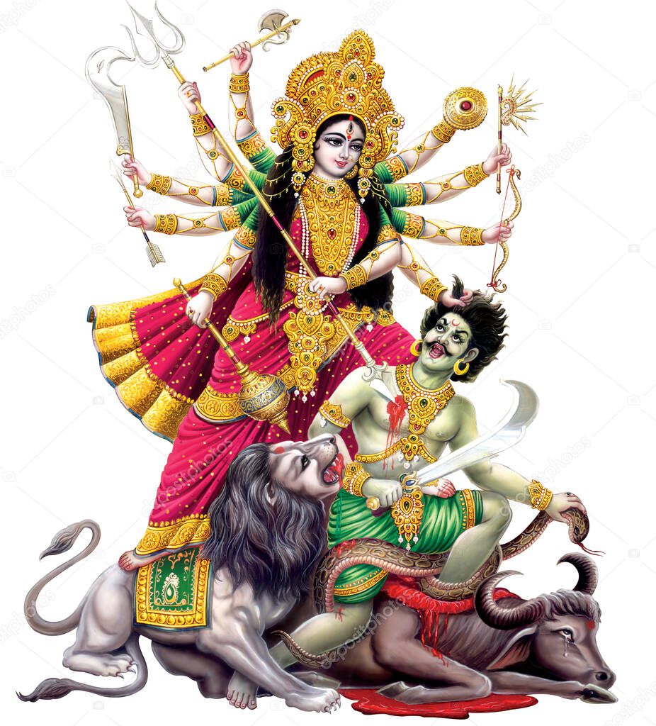 Hindu Festival Goddess Dugra High-Resolution photo