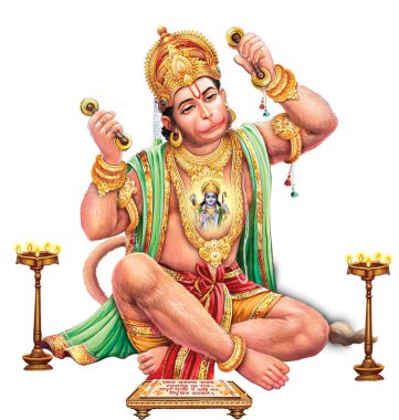 Lord Hanuman 'ın yüksek çözünürlüklü stok resimlerine bak