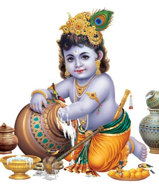 Hint Tanrısı Krishna sihirli melodileriyle