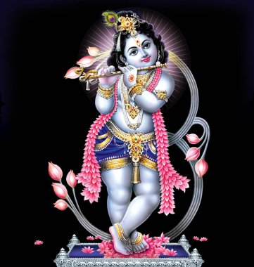 Hint Tanrısı Krishna sihirli melodileriyle