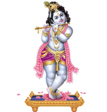 Hint Tanrısı Krishna sihirli melodileriyle