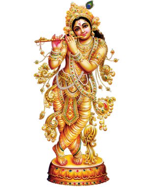 Hint Tanrısı Krishna sihirli melodileriyle