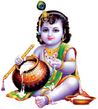 Hint Tanrısı Krishna sihirli melodileriyle