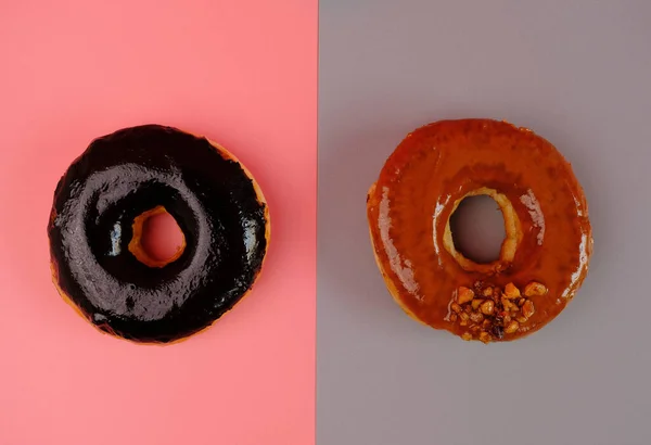 Donut Lanche Que Vendido Toda Parte Rua Muito Popular Entre — Fotografia de Stock