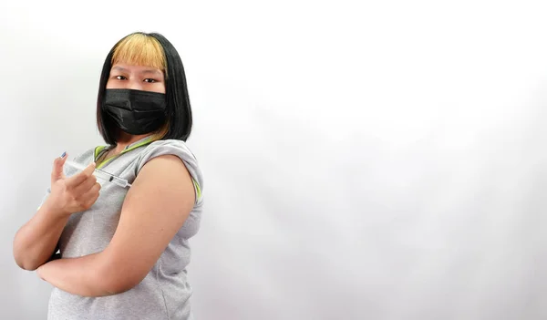 Mujeres Asiáticas Usan Máscaras Para Prevenir Enfermedades Contagiosas Durante Epidemia — Foto de Stock