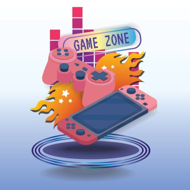 Oyun alanı vektör sanat simgesi 