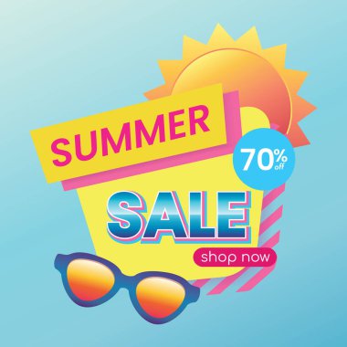 Tatillerde alışveriş için satış promosyonu