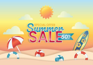 Tatillerde alışveriş için satış promosyonu