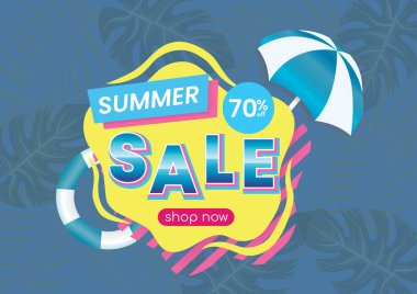 Tatillerde alışveriş için satış promosyonu