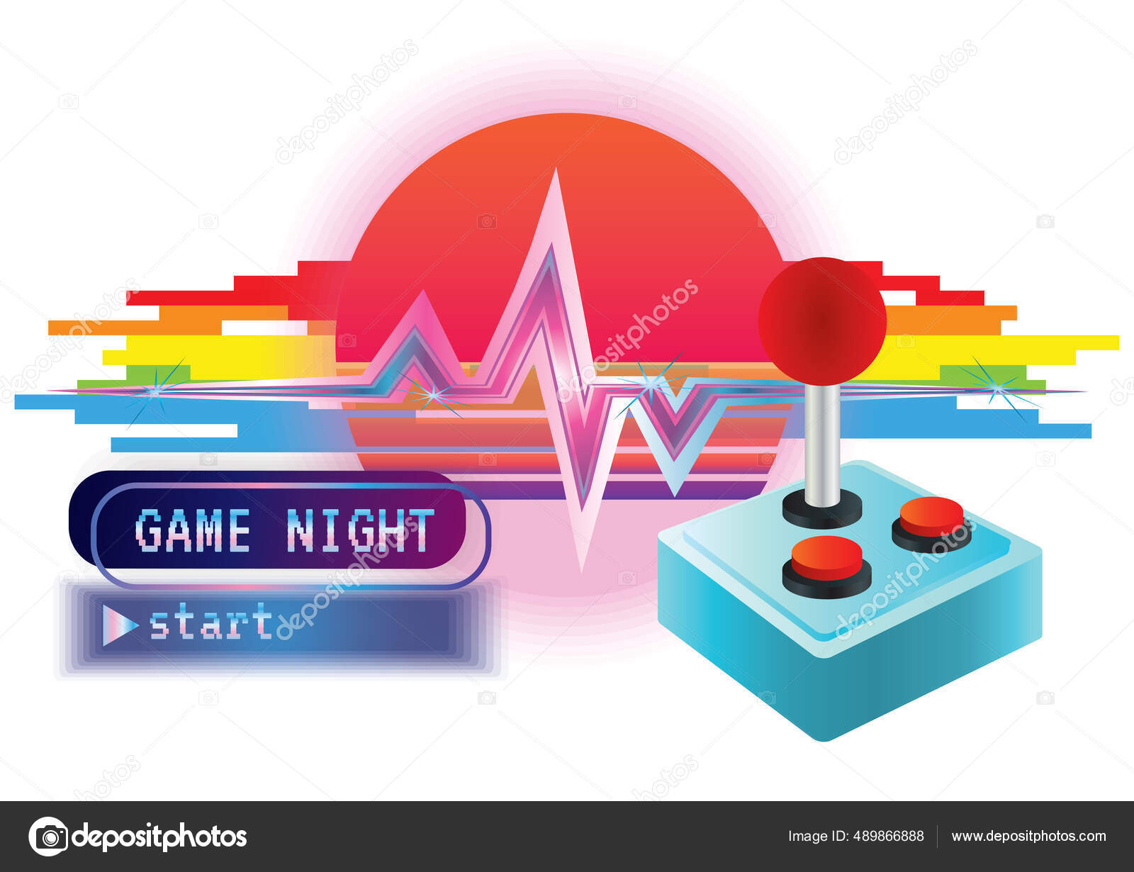 Game Zone Game Icon Background Vector Stock Vector Image by ©koontmwc