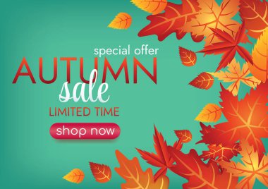 Sonbahar sezonu sanat vektörü özel sanat arka planı 