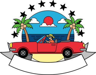 Kumsaldaki spor arabanın lojistik modeli.