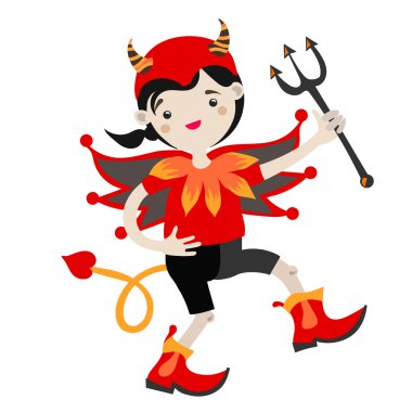 Cosplay kılık oynayan çocuk rol oyunu.