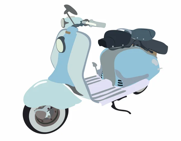 Moteur scooter doodle — Image vectorielle