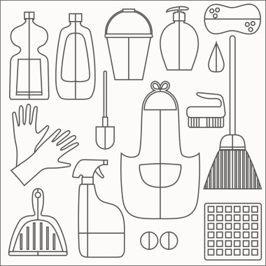 Temizlik Icons set