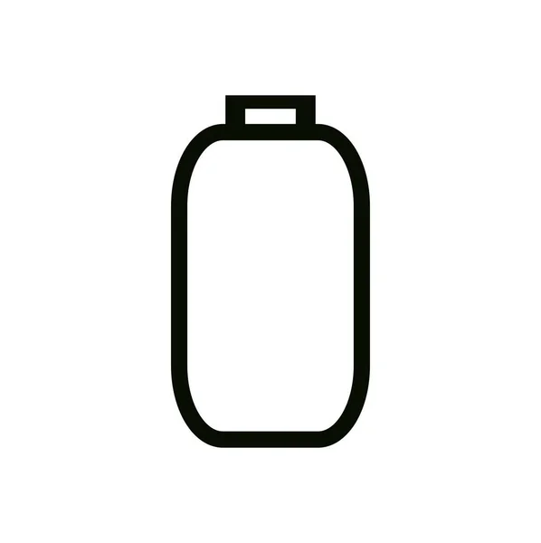 Beyaz Arkaplanda Düz Logo Simgesi Sembol — Stok fotoğraf