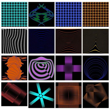 Çağdaş, pürüzsüz desen. Kağıt, kapak, kumaş, iç dekorasyon ve diğer kullanıcılar için modern modern modern sanat tasarımı. 3D desenli arkaplanı olan eşsiz soyut tasarım kusursuz desen.