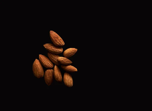 Almonds Shot Home Evening Using Natural Light Source Almonds Very — Stock Photo, Image