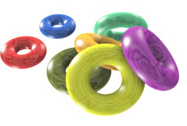 lifebuoy 3d yüzme için